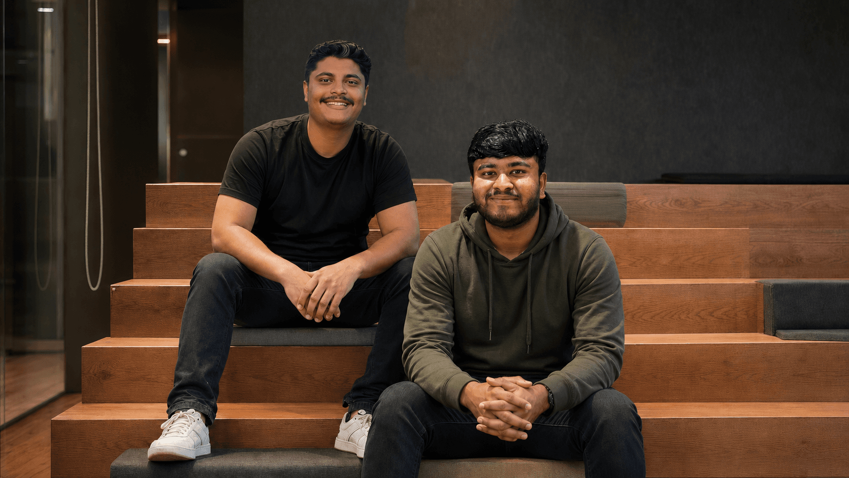Kartik Patel and Vivek Pillai — Co-Founders of CloudFordge